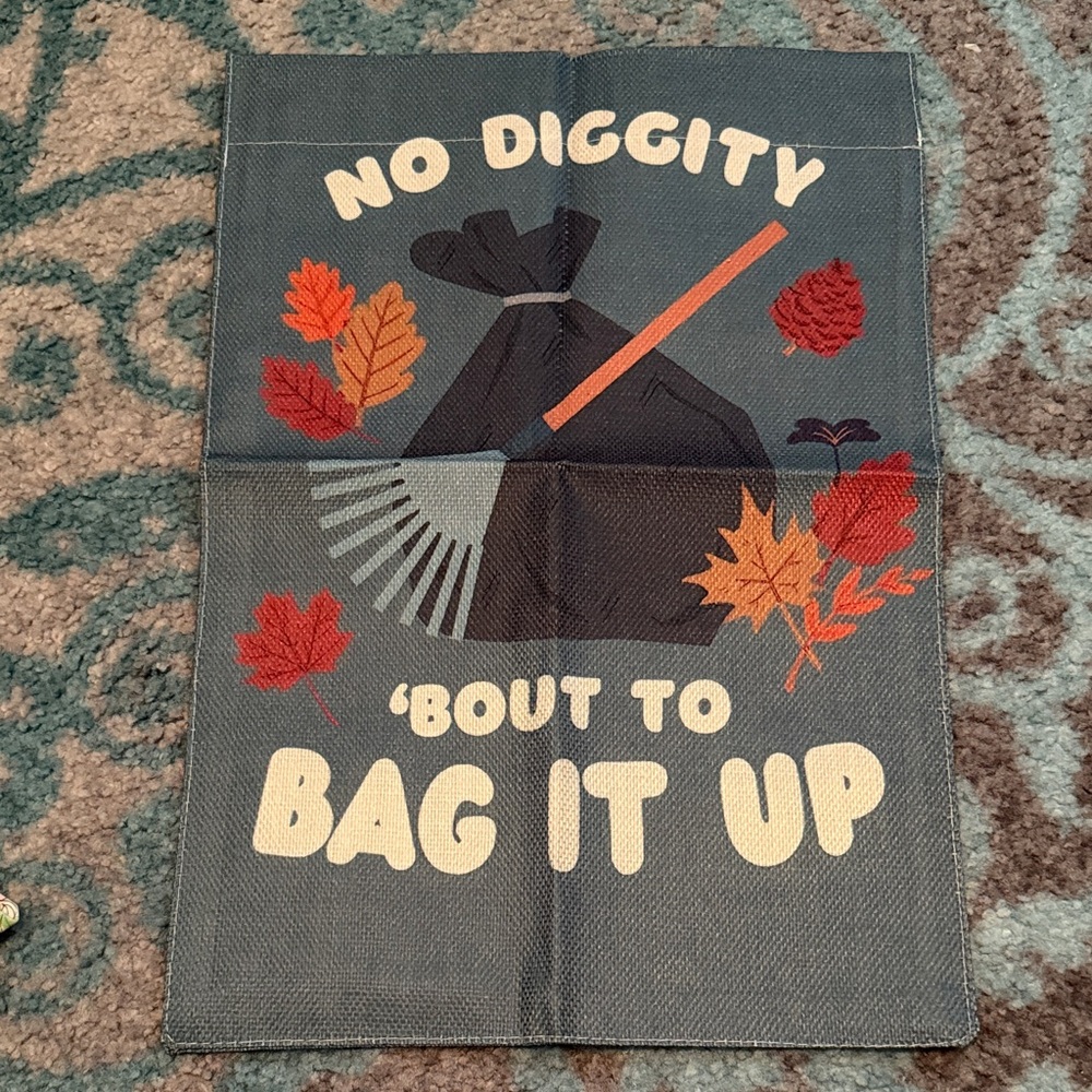 No Diggity Leaf Flag